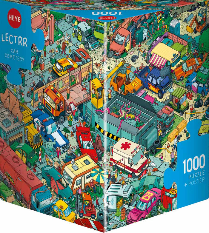 1000 Piece Jigsaw Puzzle - Car Cemetery | Heye