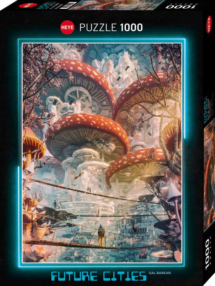 1000 Piece Jigsaw Puzzle - Future Cities: Shroomland | Heye