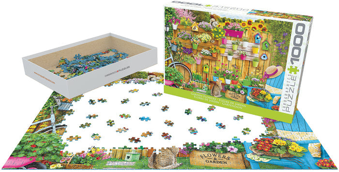 1000 Piece Jigsaw Puzzle - Garden Flowers | EUROGRAPHICS