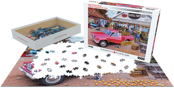 1000 Piece Jigsaw Puzzle - Jeep Farmer's Truck | EUROGRAPHICS