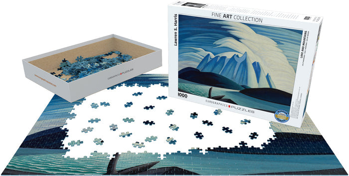 1000 Piece Jigsaw Puzzle - Lake and Mountains | EUROGRAPHICS