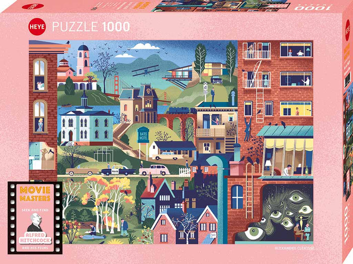 1000 Piece Jigsaw Puzzle - Movie Masters: Hitchcock Films | Heye