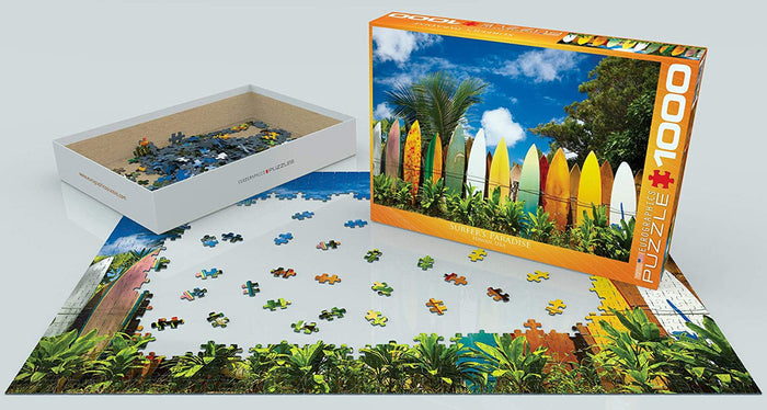 1000 Piece Jigsaw Puzzle - Surfer's Paradise | EUROGRAPHICS