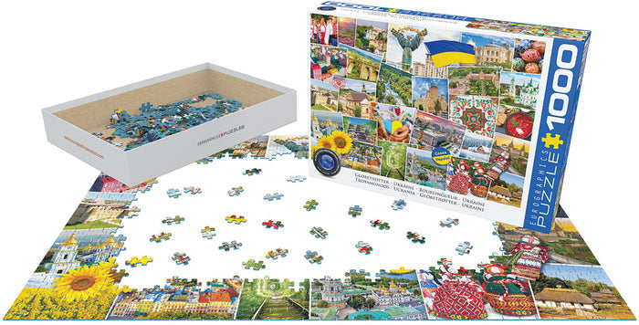 1000 Piece Jigsaw Puzzle - Ukraine - Globetrotter | EUROGRAPHICS