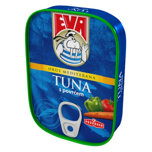 Adriatic Tuna with Vegetables in Tomato Sauce 115g (Eva) (4433730076706)