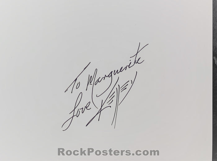 AUCTION - Alton Kelley Collection - Grateful Dead - Europe '72 - Mouse & Kelley Double Signed Poster - Near Mint