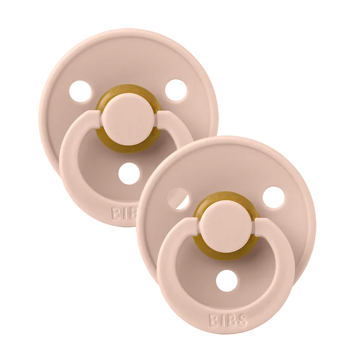 Bibs Pacifiers - 2 Pack - Blush/Blush