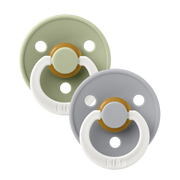 Bibs Pacifiers - 2 Pack - Glow Sage/Cloud
