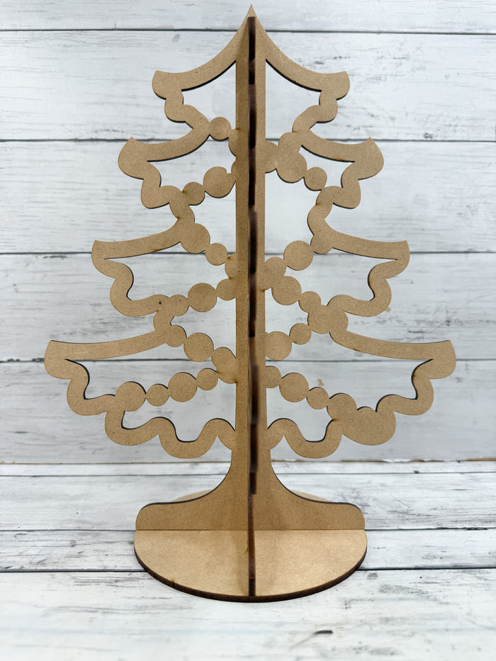 BULK Style 261 3D Standing Tree Laser Cut Outline Frame Blank