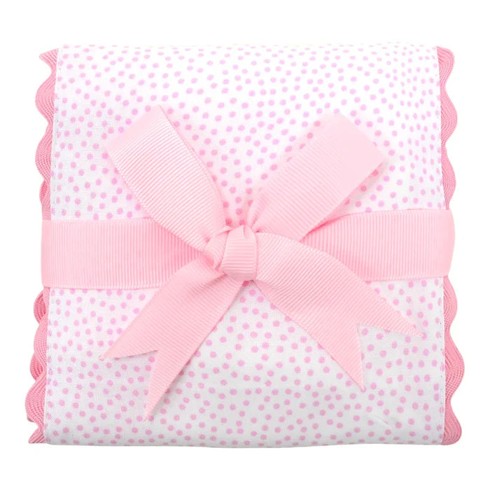 Burp Cloth - Pink Lullaby Fabric