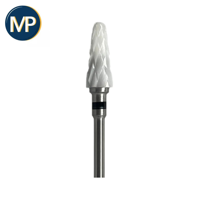 Ceramic bur - Super large cross teeth - Conical shape with round tip - 5.5mm - My Podologie