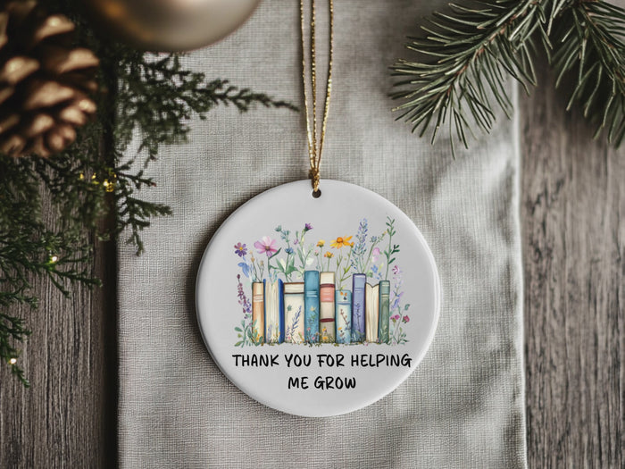 Ceramic Teacher Ornament