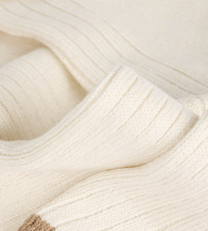 Chaussettes chaudes femme beige crème Bamboo