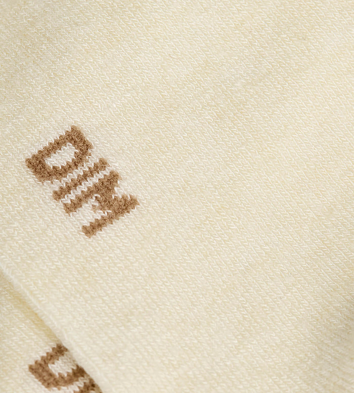 Chaussettes femme ivoire Laine Douce