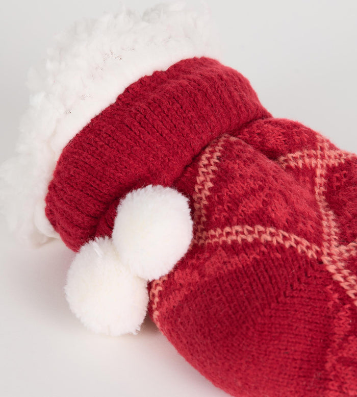 Chaussettes femme rouge casual Cocoon