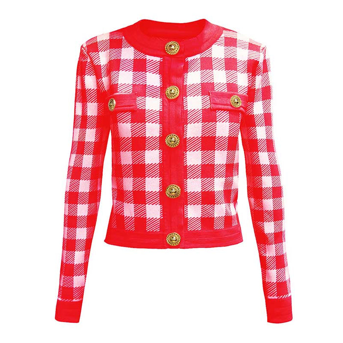 Red Cardigan / S