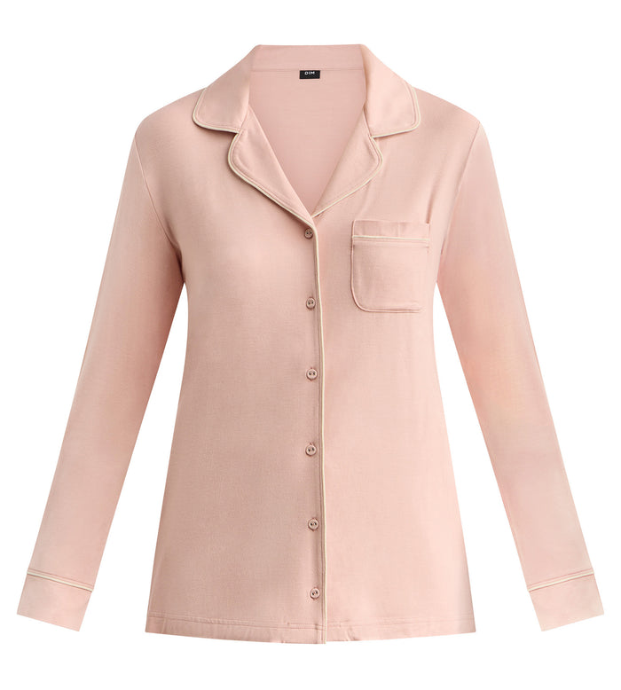 Chemise de pyjama rose poudré Soft Blush