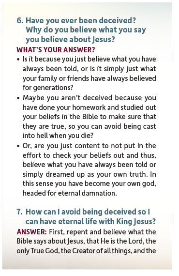 Don't Be Deceived