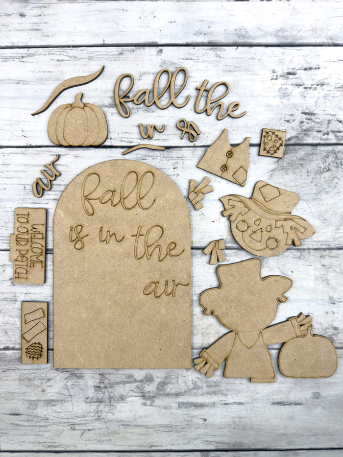 Fall Scarecrow Standard Arch Insert for Interchangeable Standard Arches Bases