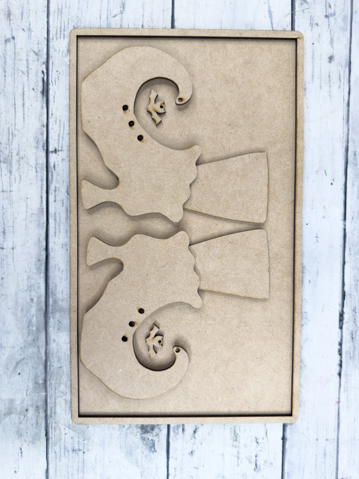 Framed shoes Sign DIY Kit