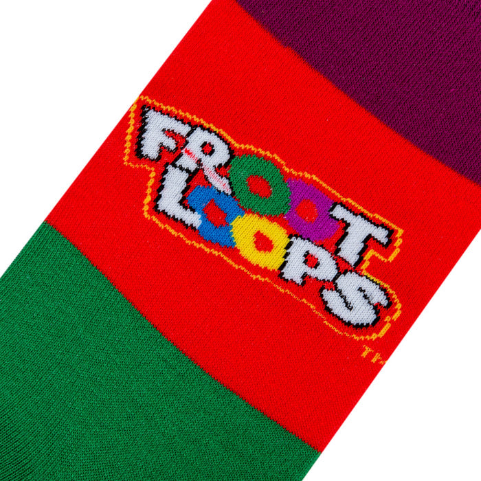 Froot Loops Crew Socks - Premium Socks from Crazy Socks - Just $8! Shop now at Pat's Monograms