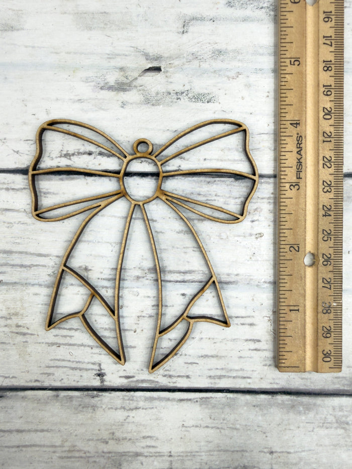 Hollow Bow Ornament DIY