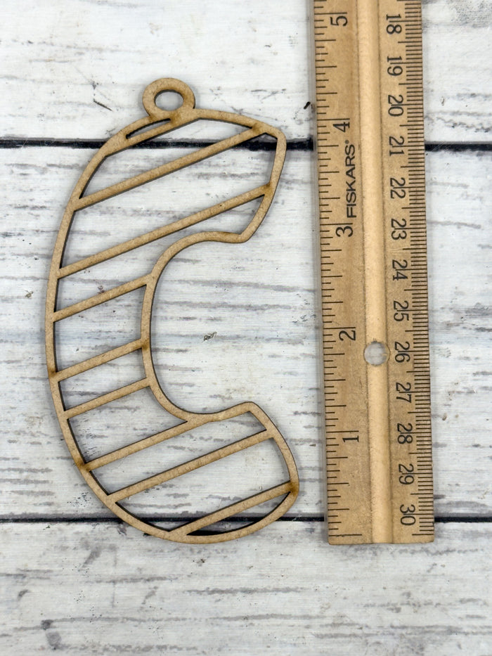 Hollow Letter C Ornament DIY