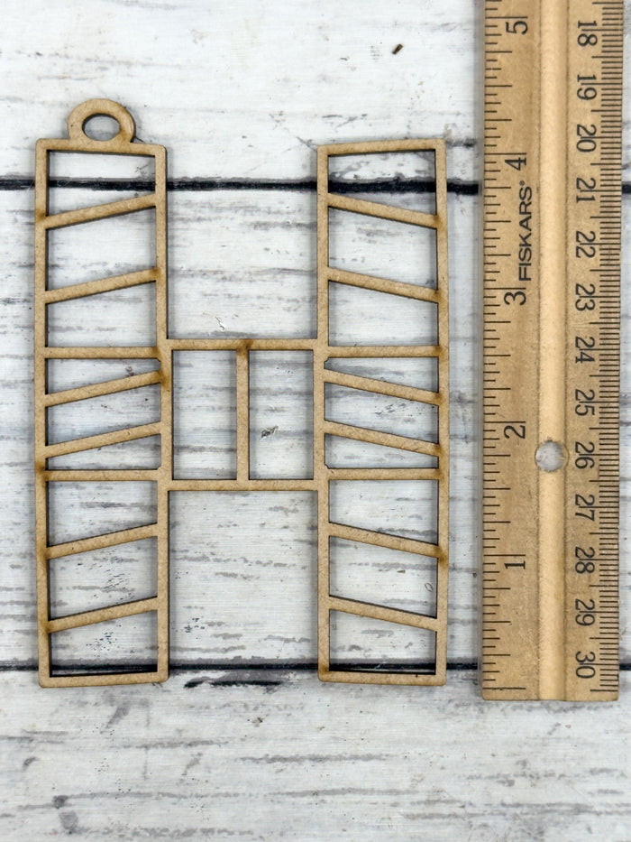 Hollow Letter H Ornament DIY