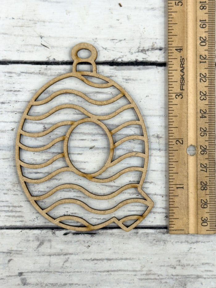 Hollow Letter Q Ornament DIY