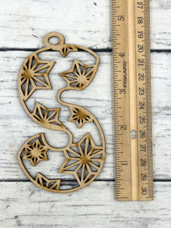 Hollow Letter S Ornament DIY