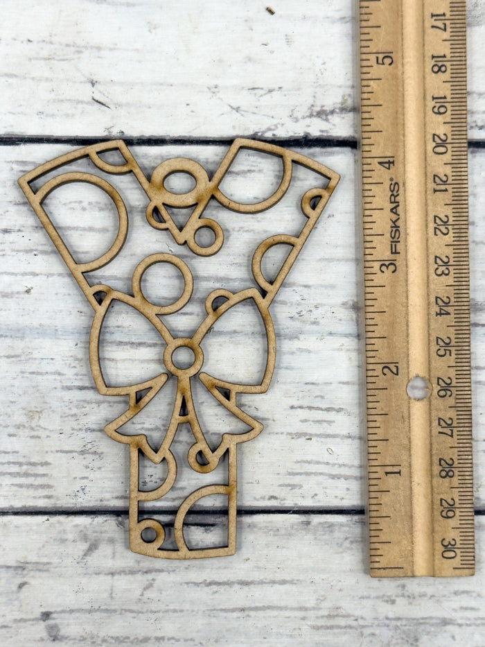 Hollow Letter Y Ornament DIY