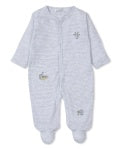 Kissy Kissy - Footie - Hedgehog Fall Stripe