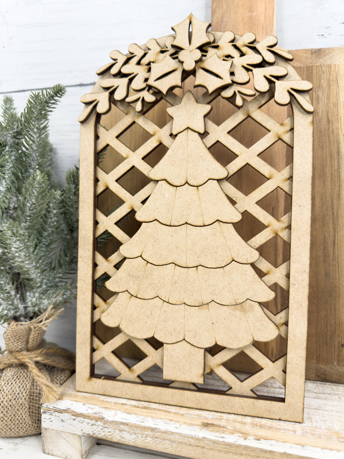 Lattice Arch Christmas Tree DIY Kit