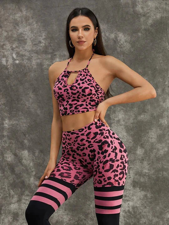 Pale Violet Red / S / Bras+Leggings