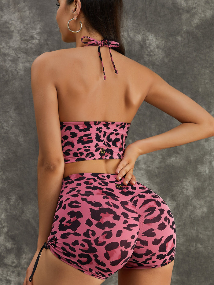 Leopard Print Scrunch Bum Leggings