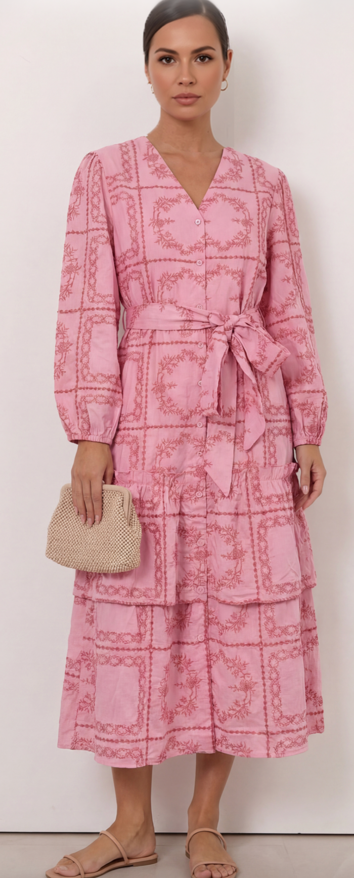 Liberty Rose- Embroidered Dress