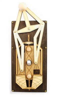 Steampunk light rig switch plate in brown — working gear switch cover, made in USA