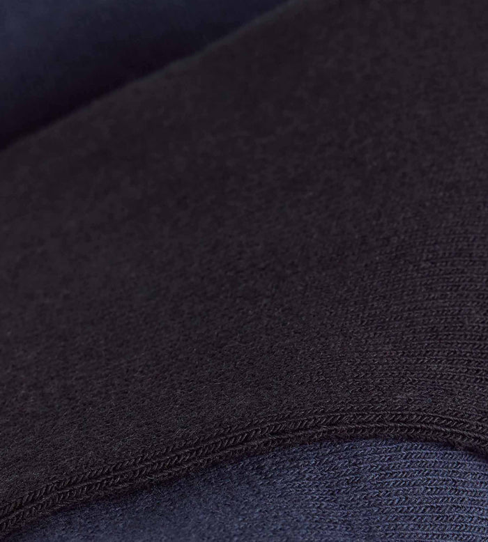 Lot de 2 chaussettes homme coton bleu profond Thermo