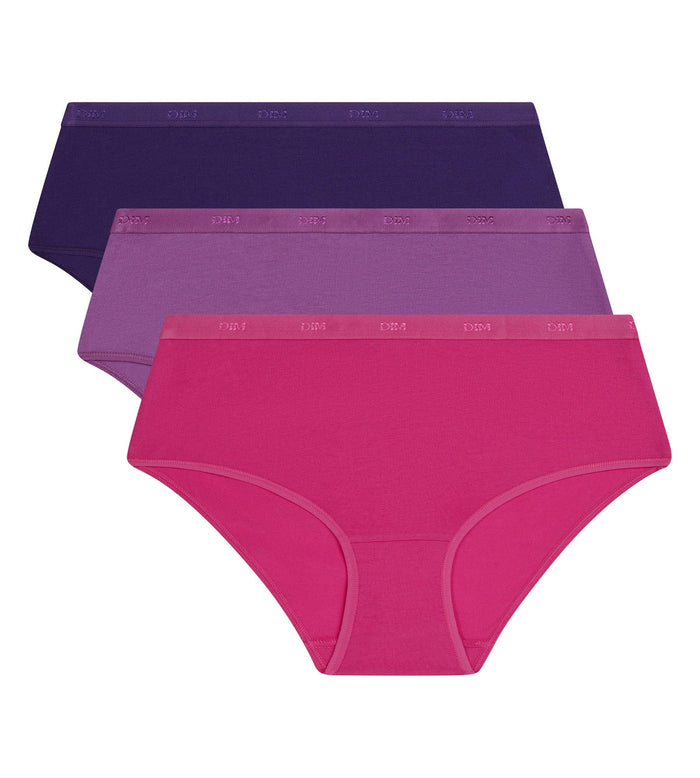 Lot de 3 boxers femme Violet Les Pockets Ecodim