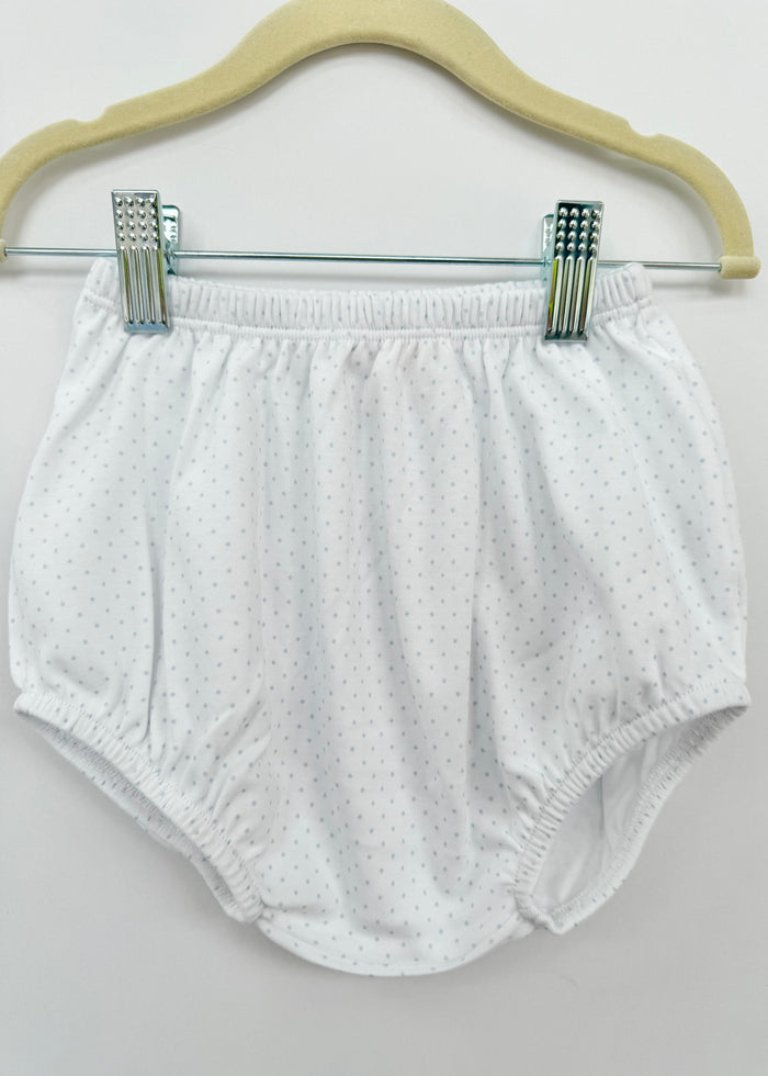 Luigi - Diaper Cover - Baby Blue Dots