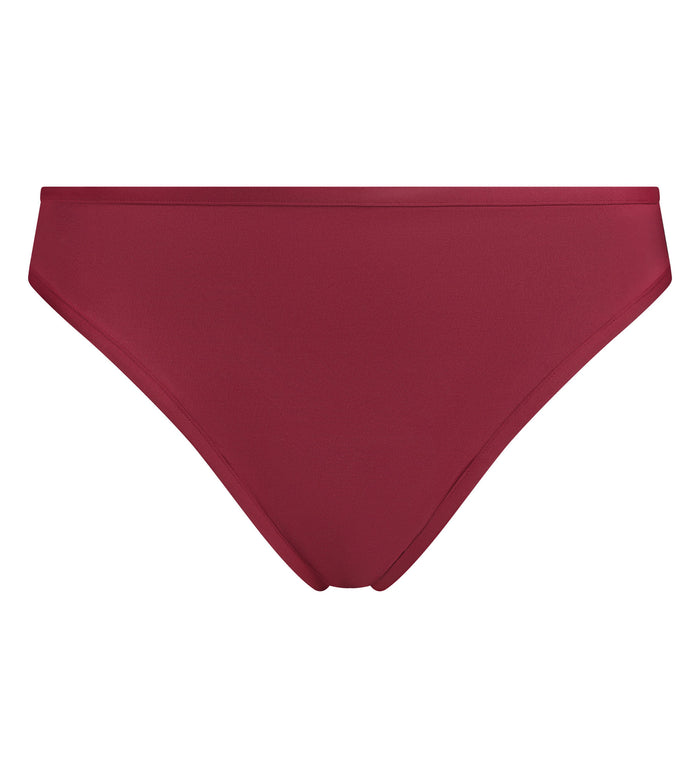 Maillot de bain menstruel slip Rouge flux léger à moyen Dim Protect