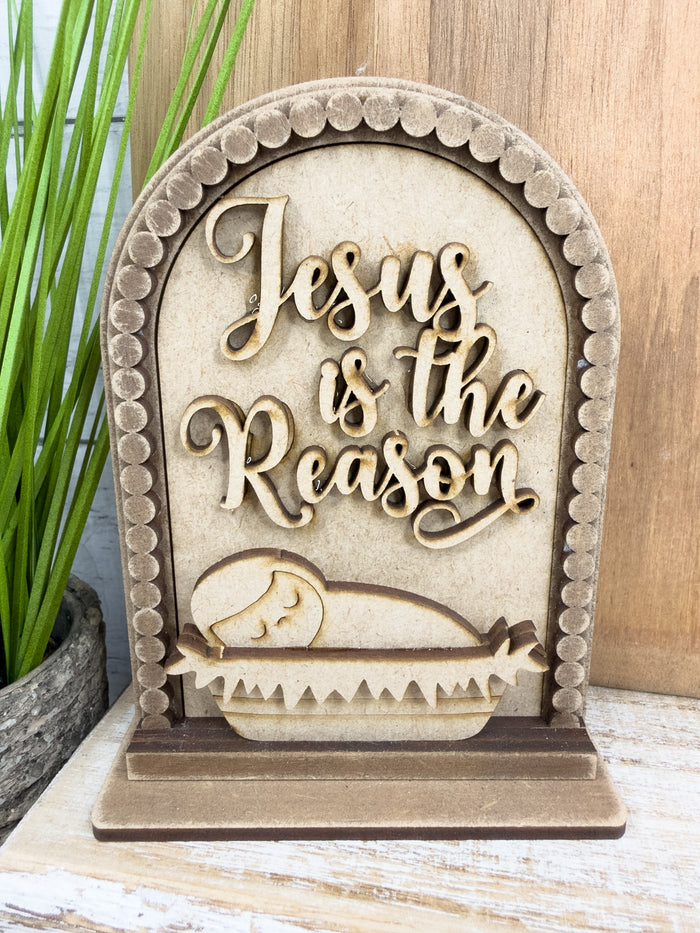 MINI Jesus is the Reason Arch Insert for Interchangeable MINI Arches Bases