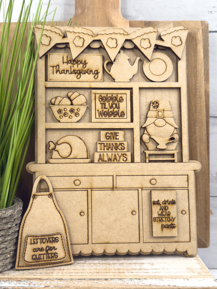 Mini Thanksgiving Gnome Hutch DIY Craft Kit