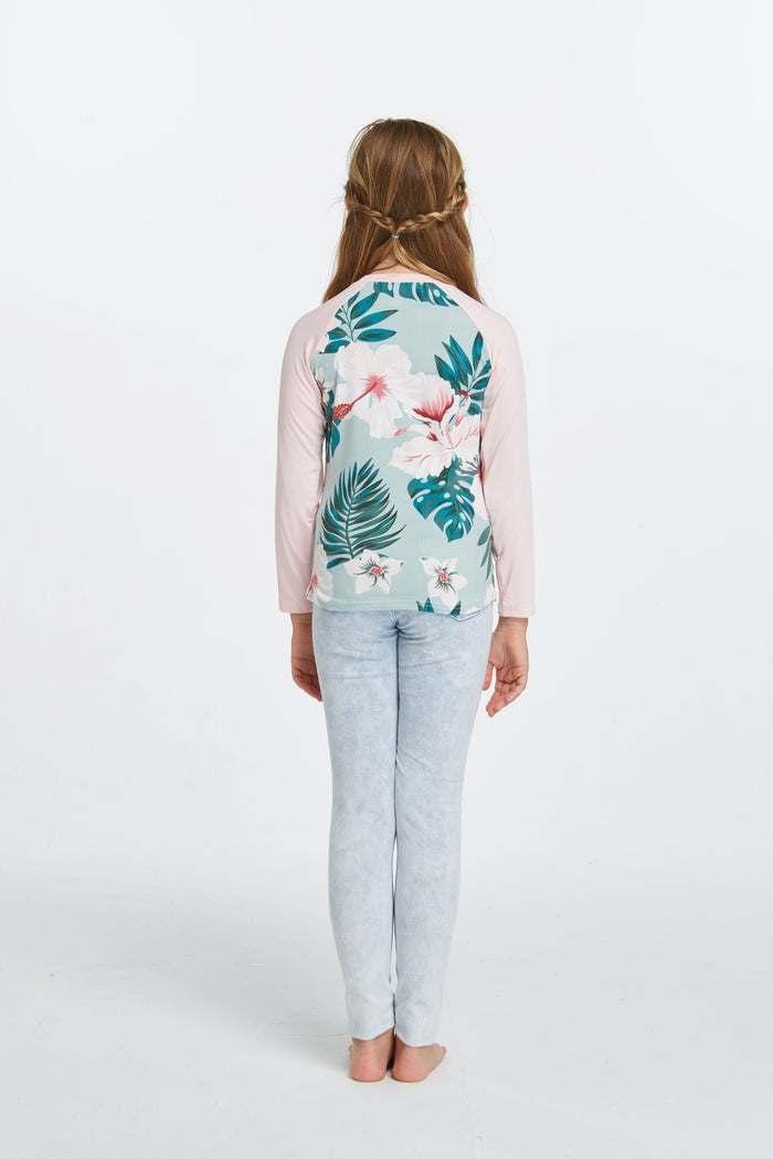 Mother Daughter Hauoli Set in Mint Forest Green