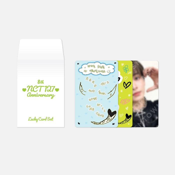 NCT 127 - 8TH ANNIVERSARY OFFICIAL MD LUCKY CARD SET - COKODIVE