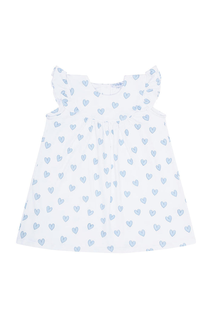 Nella Pima - Dress - Blue Hearts