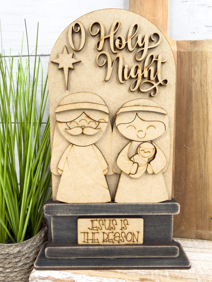 Oh Holy Night Arch Insert for Interchangeable Standard Arches Bases