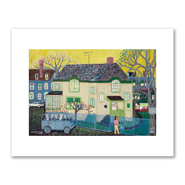 Ralph Fasanella, Otero's House, 1975, Private Collection. © Estate of Ralph Fasanella. Fine Art Prints in various sizes by Museums.Co