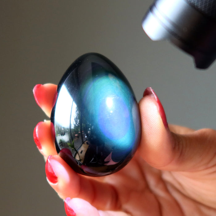 rainbow obsidian egg