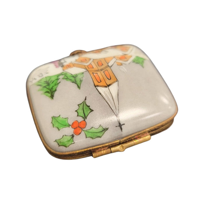Elegant Church Scene Limoges Box Porcelain Limoges Religion French Trinket Box